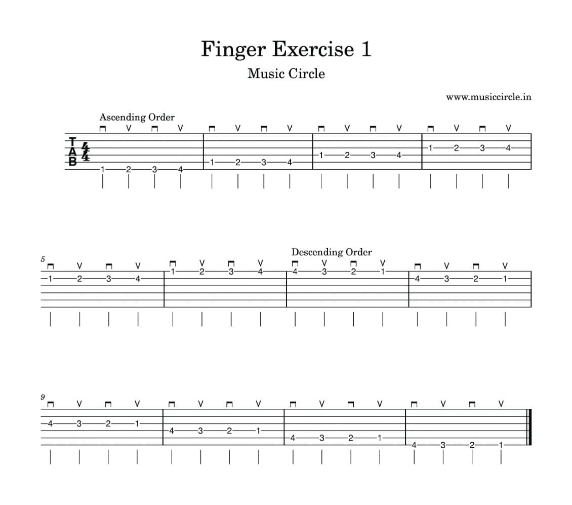 Finger Exercise 1